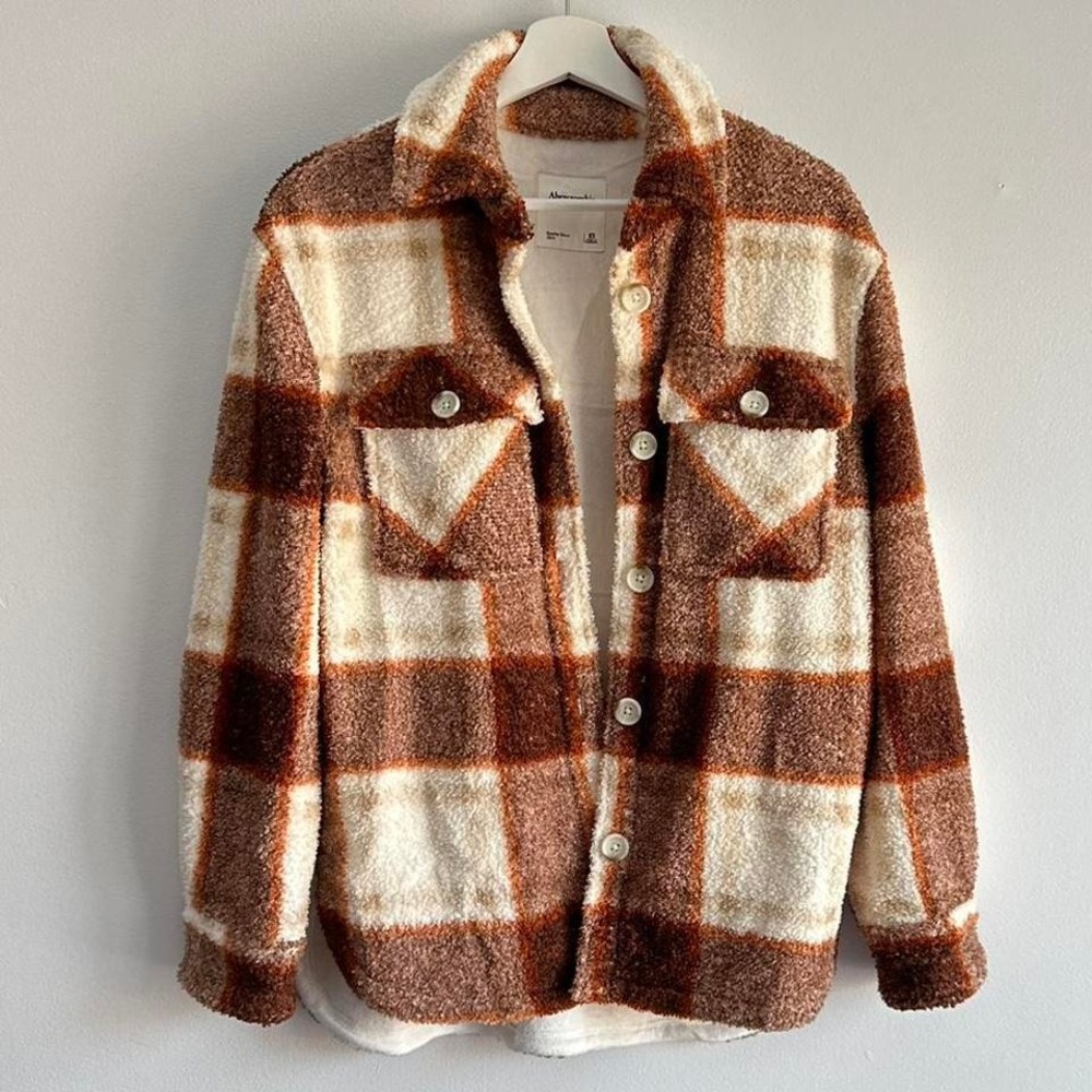 NWOT Abercrombie Fleece Jacket‎ XS
